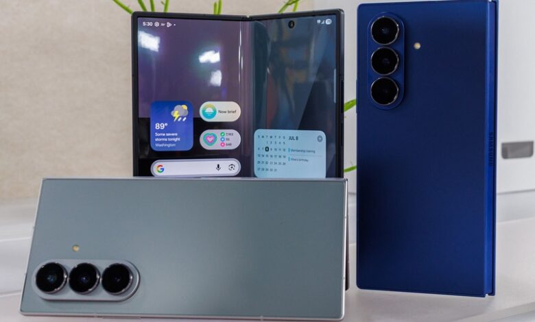 تصاویر گلکسی Z Fold 8 Ultra و Z Flip 8