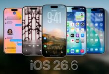 رابط کاربری iOS 26.6