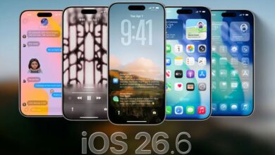 رابط کاربری iOS 26.6