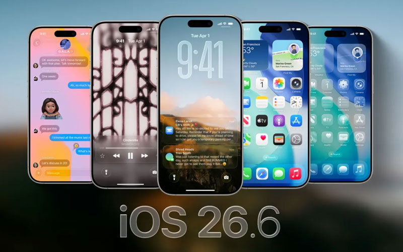 iOS 26.6 برای آیفون منتشر شد؛ امنیت بیشتر و عملکرد بهتر