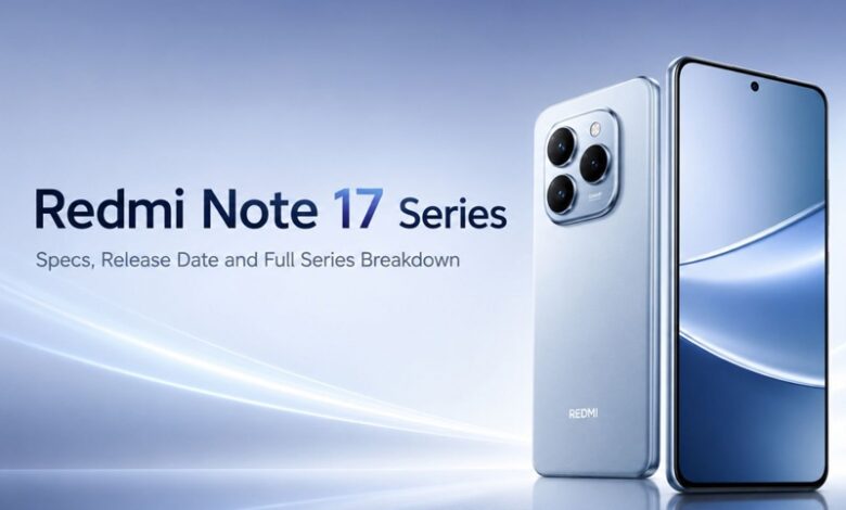 زمان رونمایی از سری Redmi Note 17