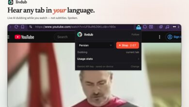 ترجمه زنده ویدیوها در گوگل کروم با DubTab