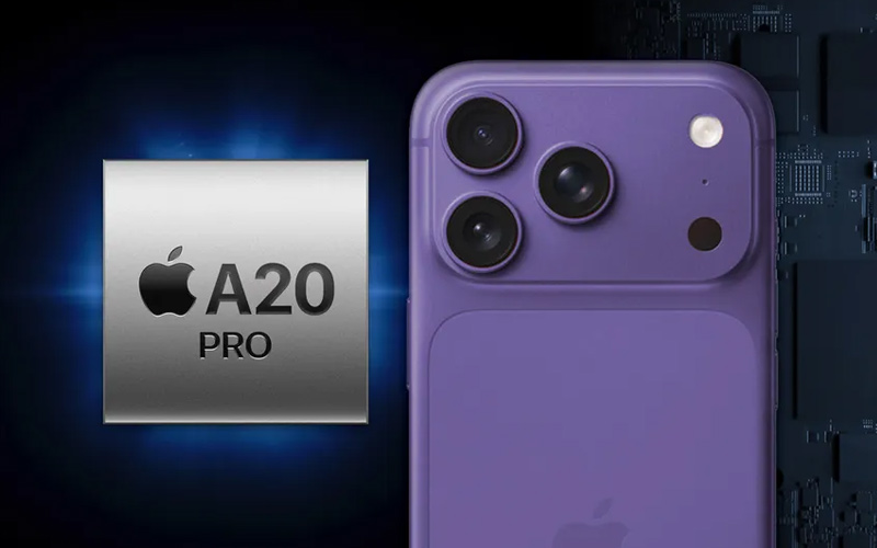 آیفون ۱۸ پرو مکس با تراشه A20 Pro