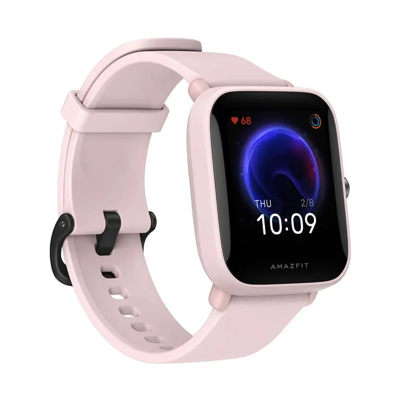 رنگ-صورتی-ساعت-هوشمند-Amazfit-Bip-U