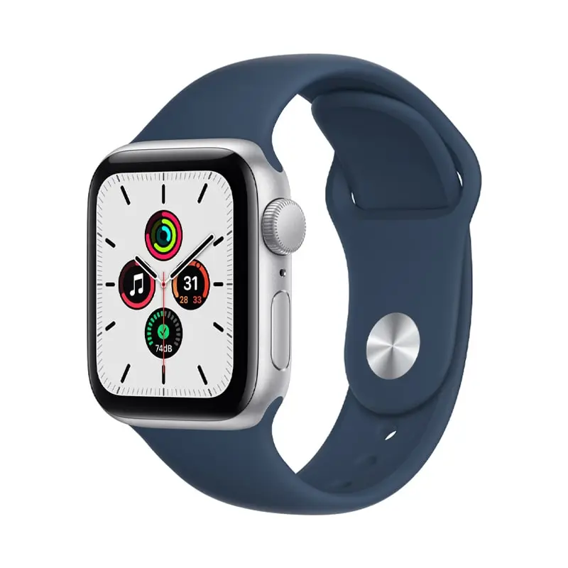 رنگ-نقره-ای-ساعت-هوشمند-اپل-Apple-Watch-se-40-mm