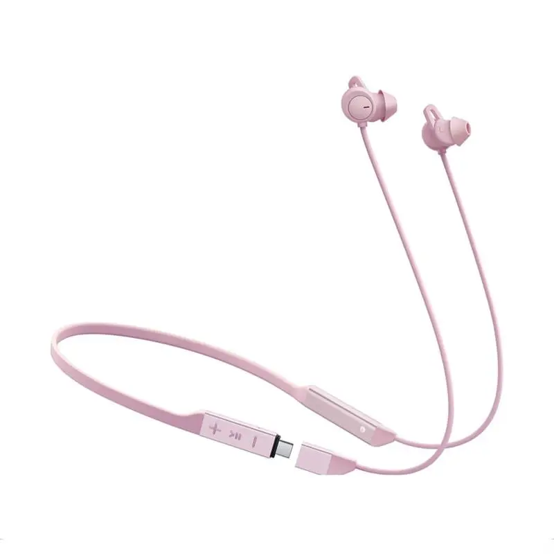 رنگ-صورتی-هدفون-بی‌سیم-FreeLace-Pro-هوآوی