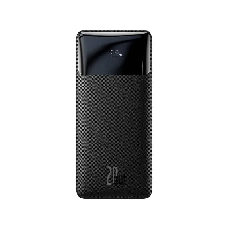 baseus bipow digital display powerbank 3000mah 20w black ppdml-m01