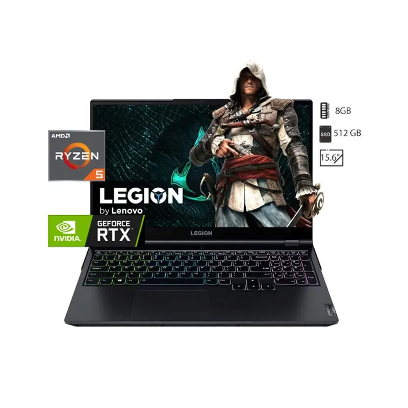 لپ‌تاپ 15.6 اینچی لنوو Legion 5 15ACH6 R5-8-512-4