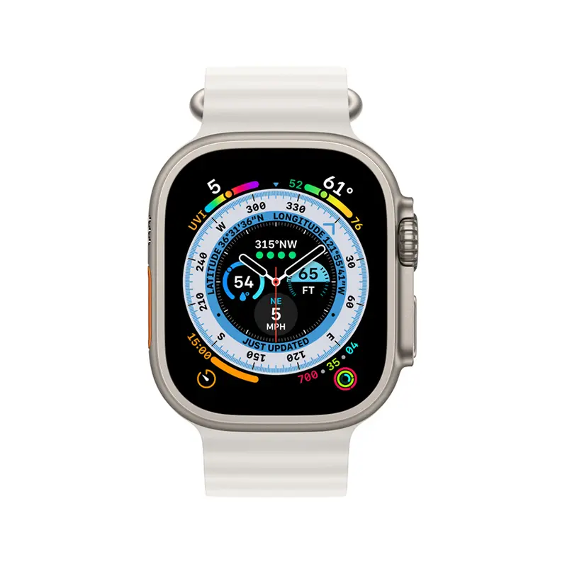 اپل واچ مدل اولترا سفید با بند ocean