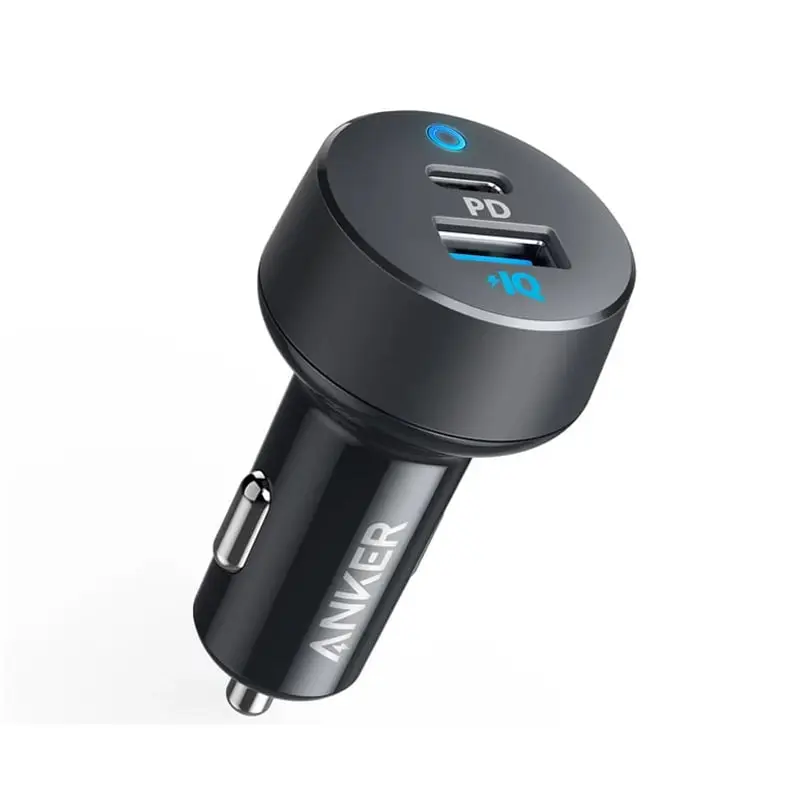 شارژر فندکی انکر مدلPD+2 Dual Port Fast Car Charger