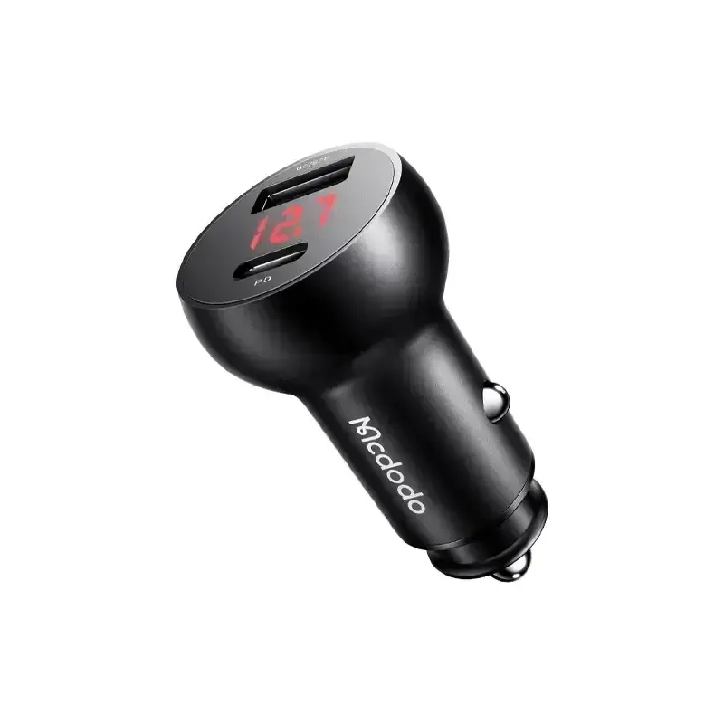 شارژر فندکی مک دودو مدل Mcdodo CC-6810 Car Charger with Digital Display PD 30W