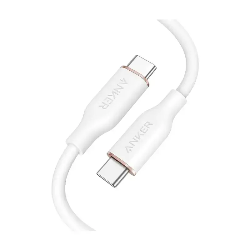 کابل تبدیل انکر مدل Anker PowerLine III Flow USB-C to C-A8552 با طول 90 سانتی‌متر