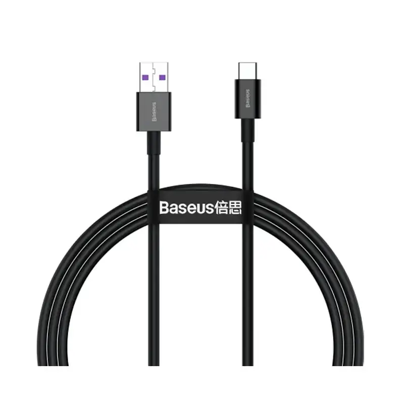 کابل  Baseus Superior Fast Charging Cable USB-A To USB-C 66W رنگ مشکی
