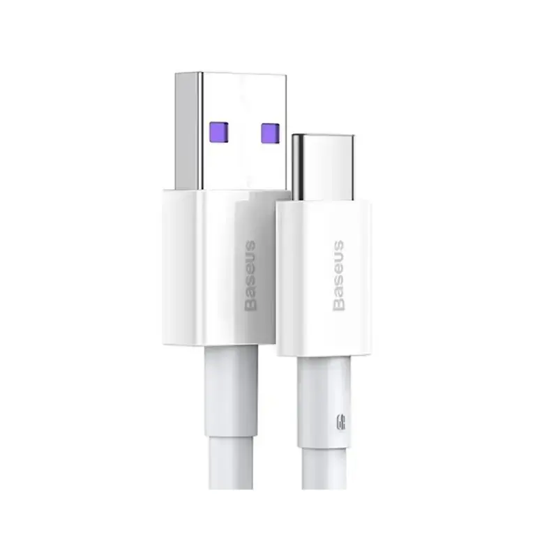 سری های  Baseus Superior Fast Charging Cable USB-A To USB-C 66W رنگ سفید
