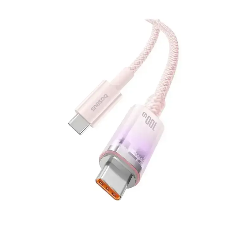 ویژگی‌های کابل شارژ Baseus Explorer Series Fast Charging Cable with Smart Temperature Control Type-C to Type-C 100W 2