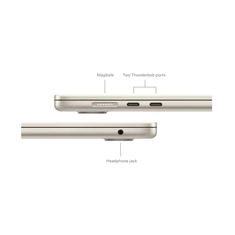 پورت های macbook air 15 inch  a3114