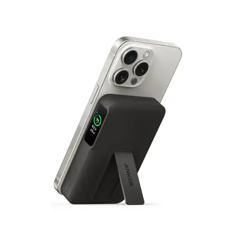 اتصال شارژر بی سیم انکر مدل maggo 15w 10k