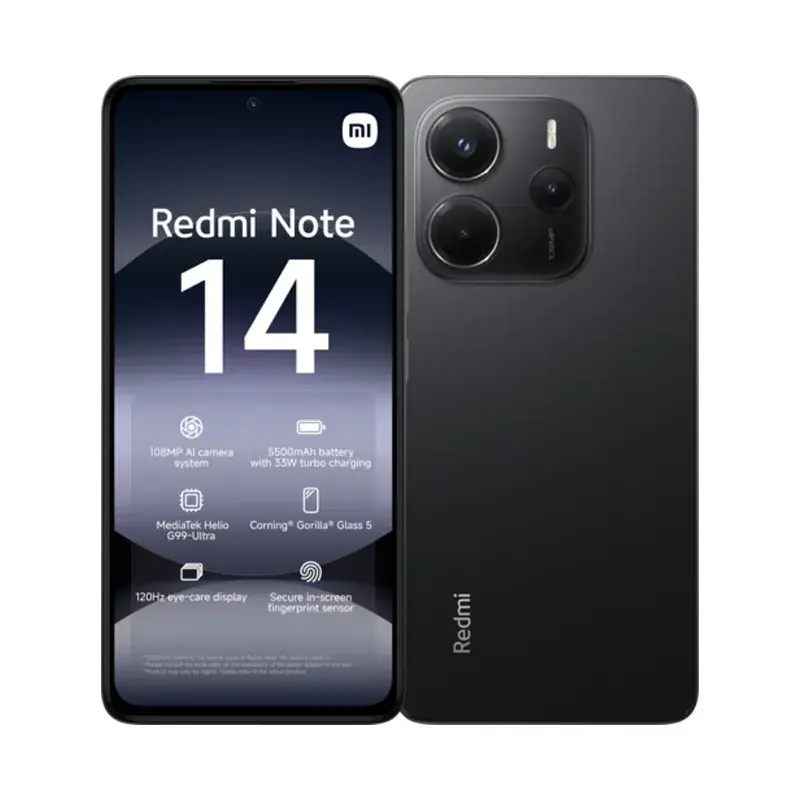 گوشی موبایل شیائومی مدل Redmi Note 14 با ظرفیت 256GB و رم 8GB