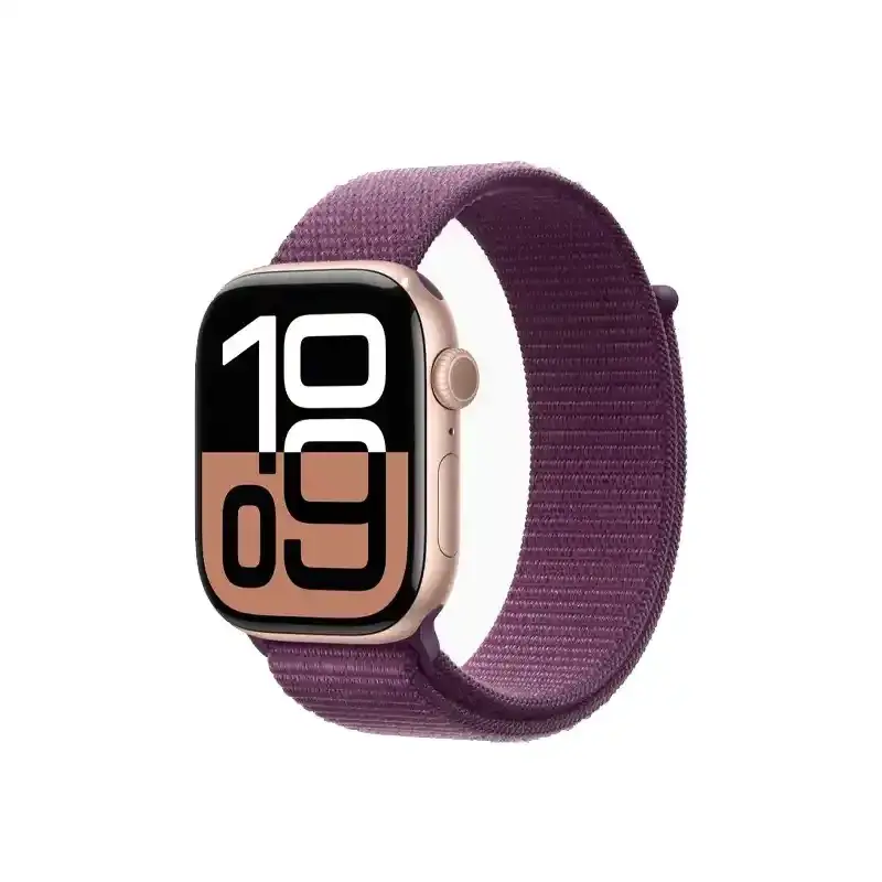 apple series 10 46mm rose gold al plum sl gps