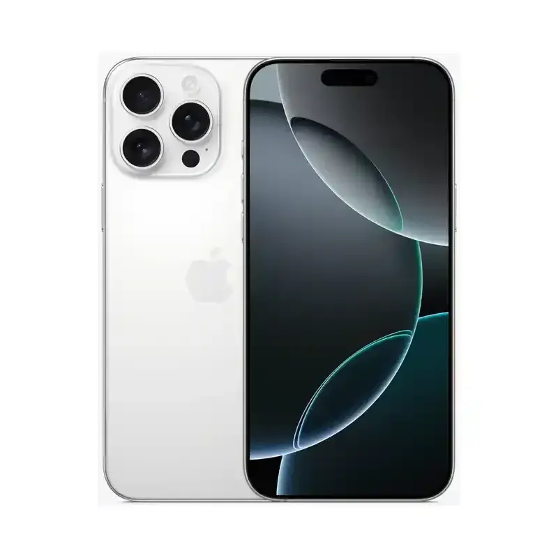 گوشی موبایل اپل مدل iPhone 16 Pro Max ZAA با ظرفیت 256GB و رم 8GB whita titanium