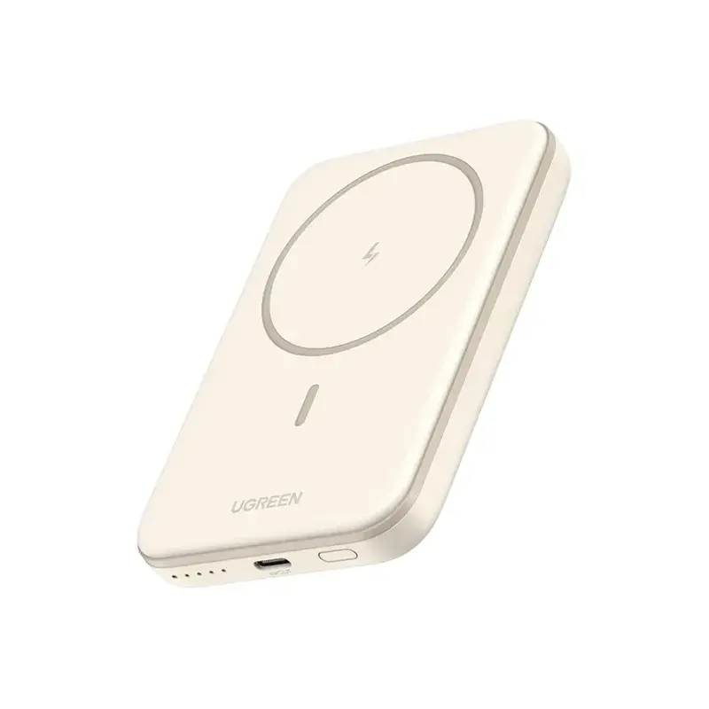 پاوربانک بی سیم مغناطیسی یوگرین مدل PB560 ظرفیت 5000 میلی آمپر ساعت