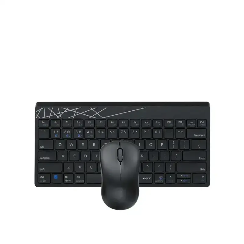 کیبورد بی‌سیم رپو مدل Rapoo 8000GT به همراه موس.wA