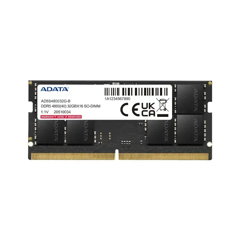 مشخصات رم لپ تاپ ای دیتا مدل DDR5 4800MHz SO-DIMM 16GB