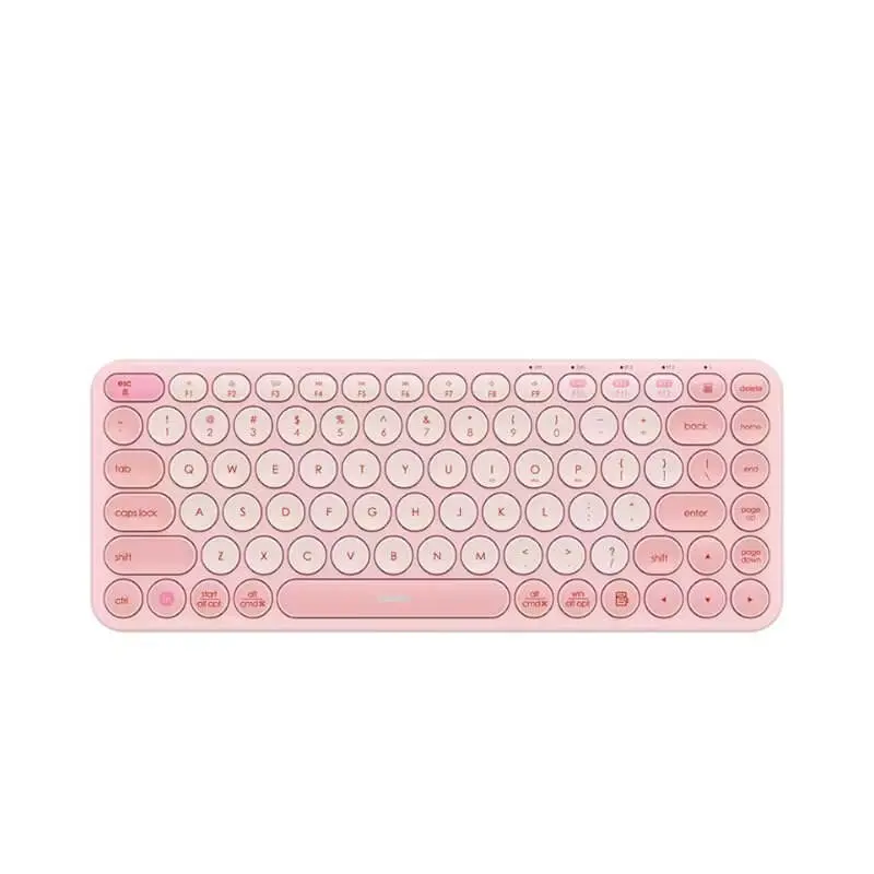 کیبورد بی‌سیم باسوس مدل K01A PINK