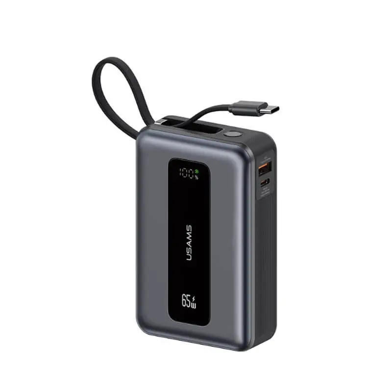 پاوربانک یوسمز مدل US-CD243 ظرفیت 20000 میلیآمپر ساعت با توان 65 وات