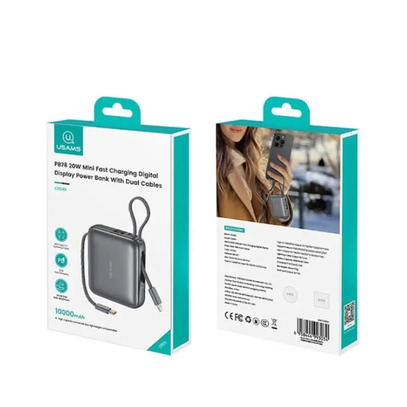 قابلیت حمل و تجربه کاربری پاوربانک یوسمز US-CD240