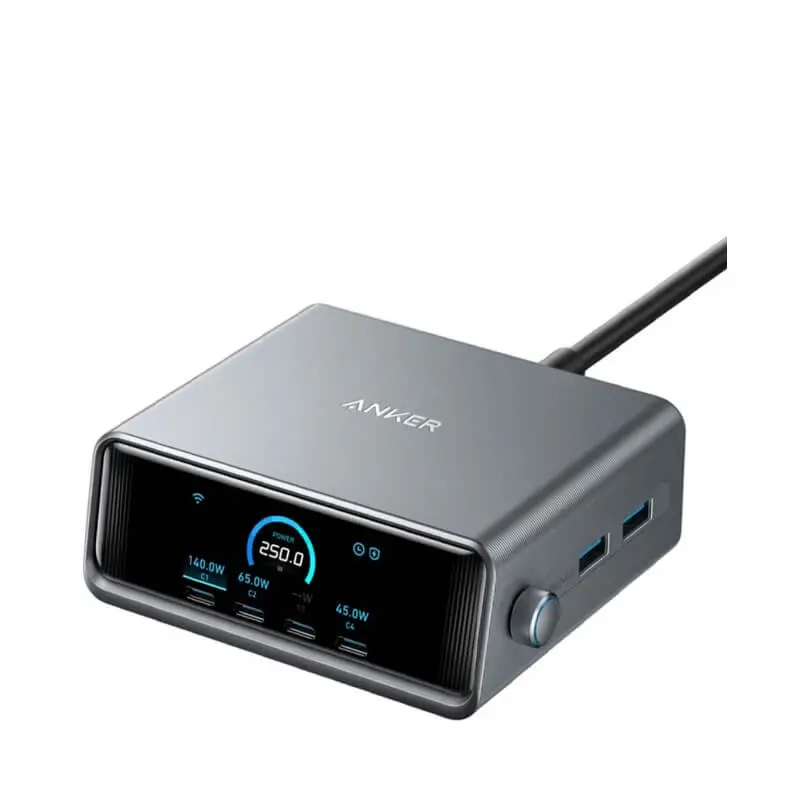 شارژ رومیزی 6 پورت انکر مدل A2345 توان 250 وات