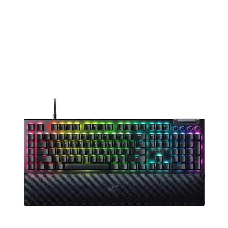 کیبورد گیمینگ ریزر مدل Blackwidow V4 Green Switches_1