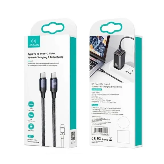 کابل+شارژ+USB-C+to+USB-C+یوسمز+مدل+US-SJ526-1_688728