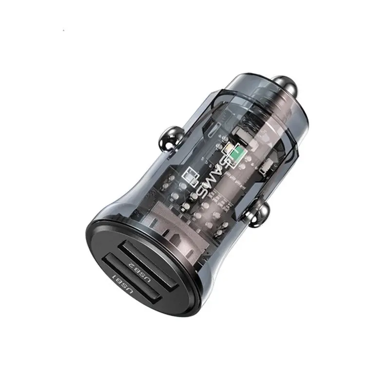 شارژر فندکی یوسمز CC162 C31 Dual USB A+A Min - 2