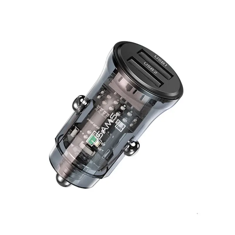 شارژر فندکی یوسمز CC162 C31 Dual USB A+A Min