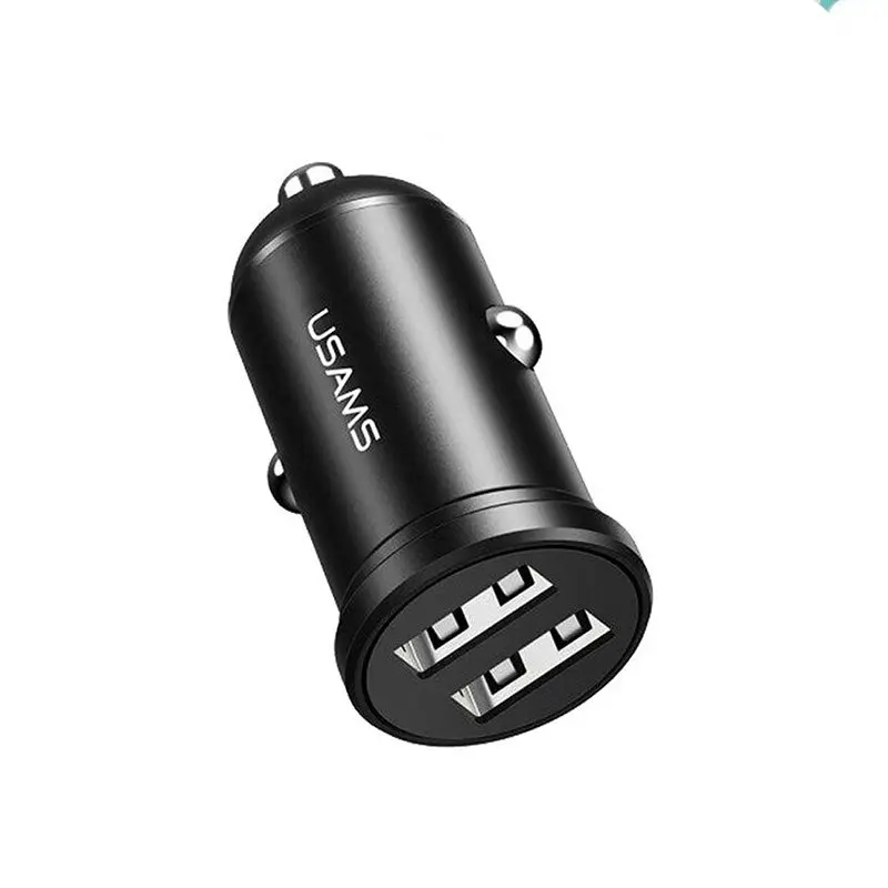شارژر فندکی یوسمز CC114 C20 2.4A Dual USB Mini Car Charger - 3
