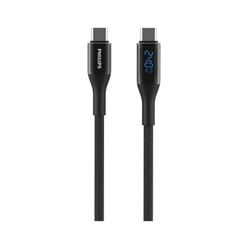 کابل شارژ USB-C to USB-C فیلیپس مدل DLC4583C-1