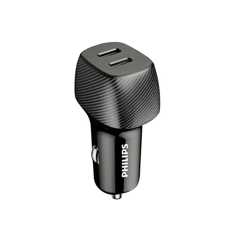 شارژر فندکی فیلیپسDLP5522C Dual Port USB-C توان 60 وات.jpg - 2