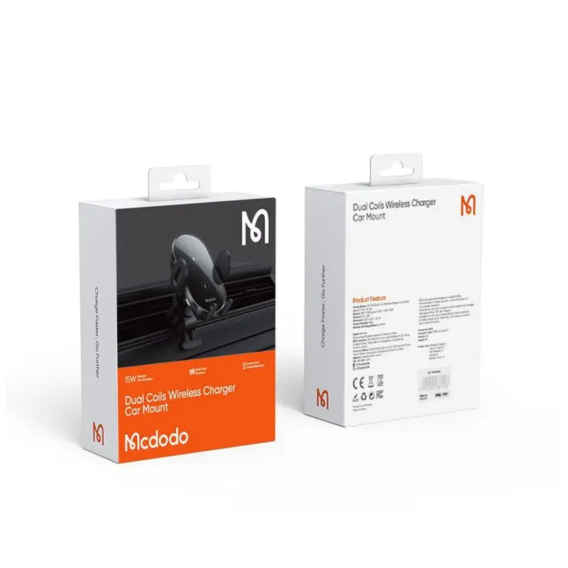 پایه نگهدارنده و شارژر مگنتی موبایل مک‌دودو مدل CH-1600 - 2