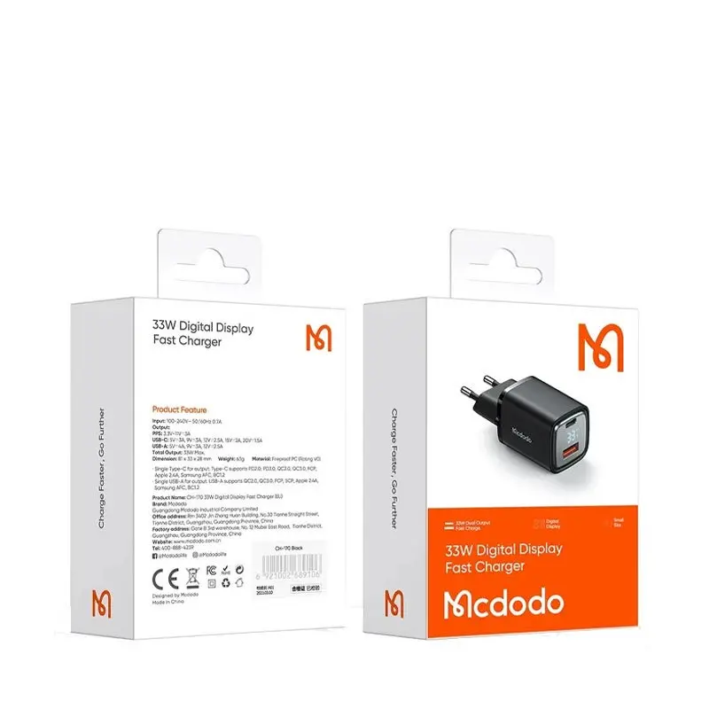 شارژر دیواری مک دودو مدل CH-1701-2