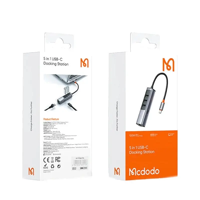 هاب 5 پورت USB-C مک دودو مدل HU-1110-2