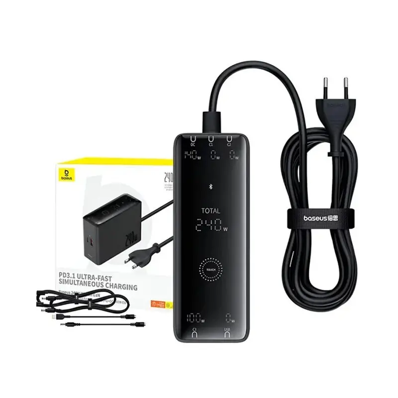 هاب شارژر باسئوس 5 پورت CCGAN240CE - 3