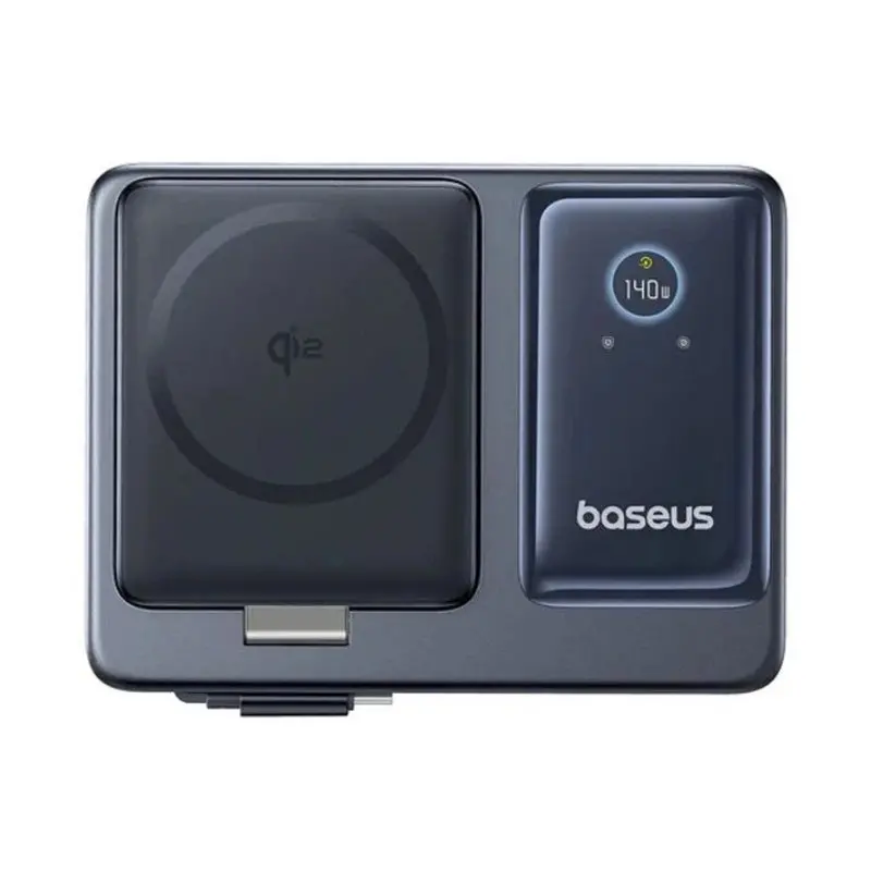 هاب شارژر باسئوس 5 پورت Nomos Qi2 - 2