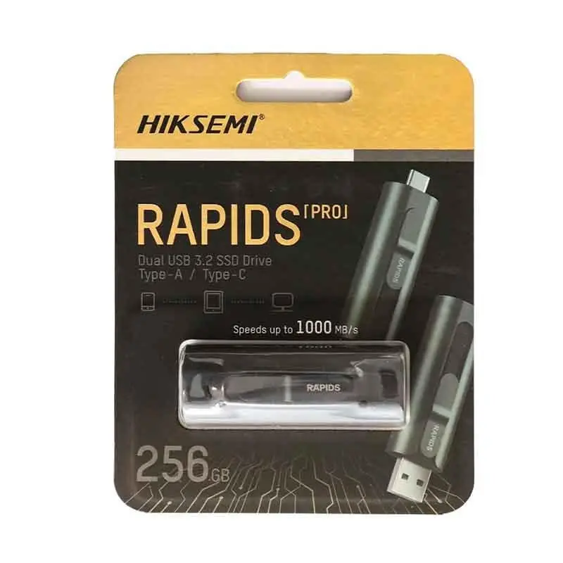 هارد اس اس دی اکسترنال هایک سمی مدل Rapids PRO S1000 ظرفیت 256 گیگابایت
