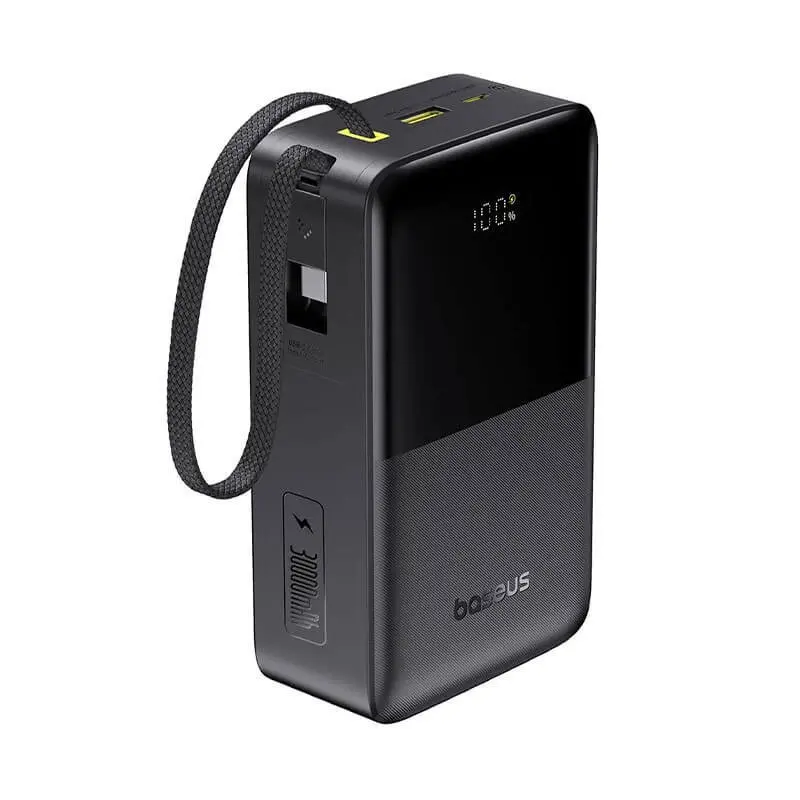 پاوربانک باسئوس مدل Enerfill FC51 Bipow 2 Pro با ظرفیت 30000 میلی‌آمپر ساعت