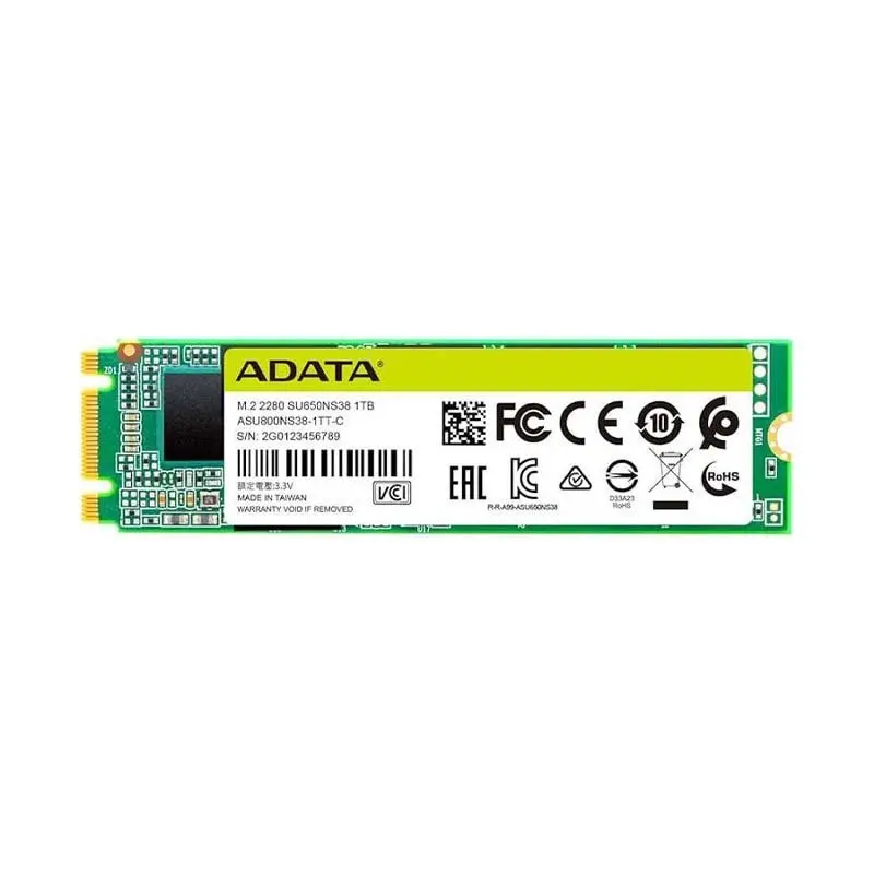 هارد اس اس دی اینترنال ای دیتا مدل Sata M2 2280 SU650 ظرفیت 1 ترابایت