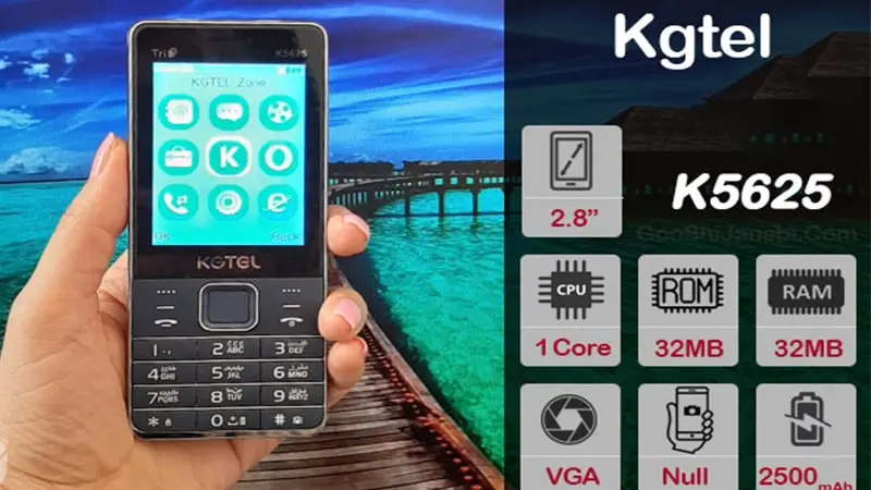 مشخصات گوشی موبایل k5625