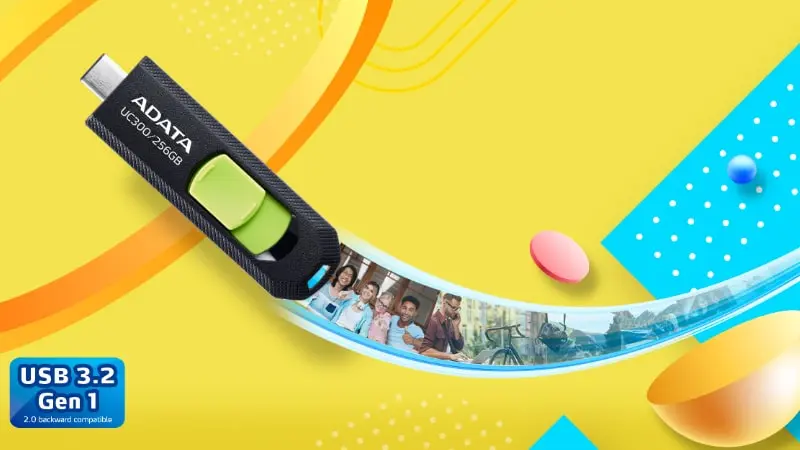 سرعت انتقال اطلاعات فلش مموری Adata uc300