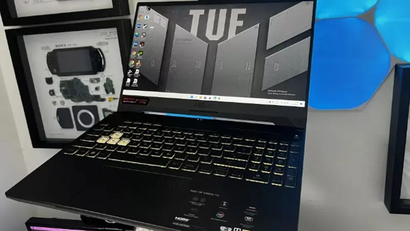 صفحه کیبورد و سخت افزار لپ تاپ FX507ZM