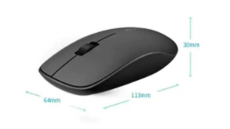 اندازه موس بیسیم رپو m200